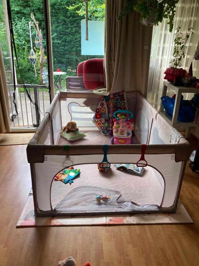 Lionelo Grondbox XL, Kinderen en Baby's, Boxen, Zo goed als nieuw, Rechthoekig, Ophalen