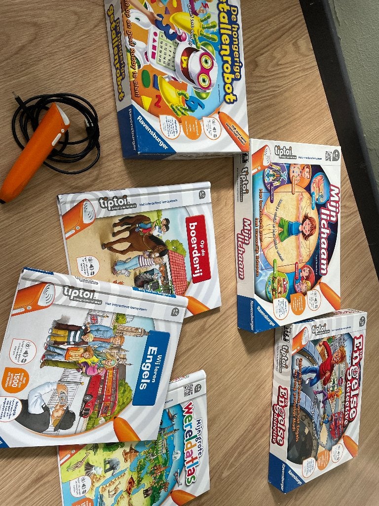 TipToi, Ophalen, Gebruikt, Ontdekken, Met geluid