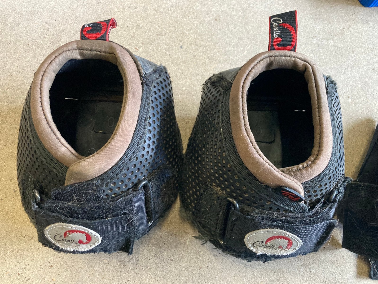 Zwarte cavallo trek hoefschoenen maat 0, Ophalen of Verzenden, Gebruikt