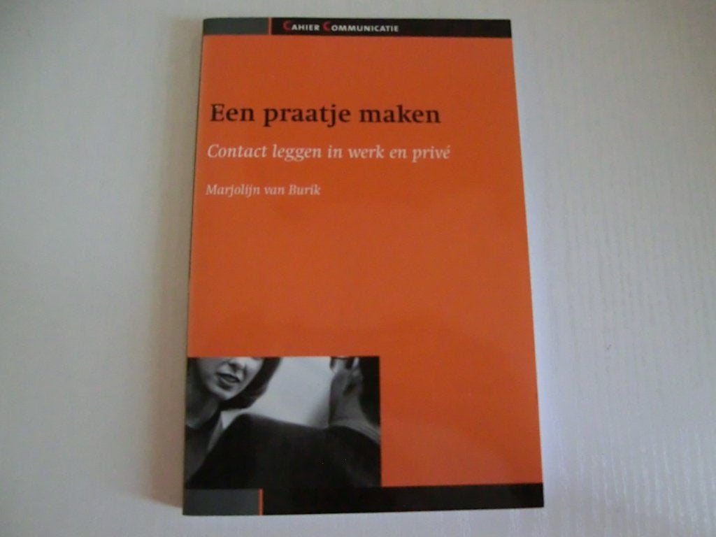 Een praatje maken – Marjolijn van Burik, Ophalen of Verzenden, Zo goed als nieuw, Marjolein van Burik