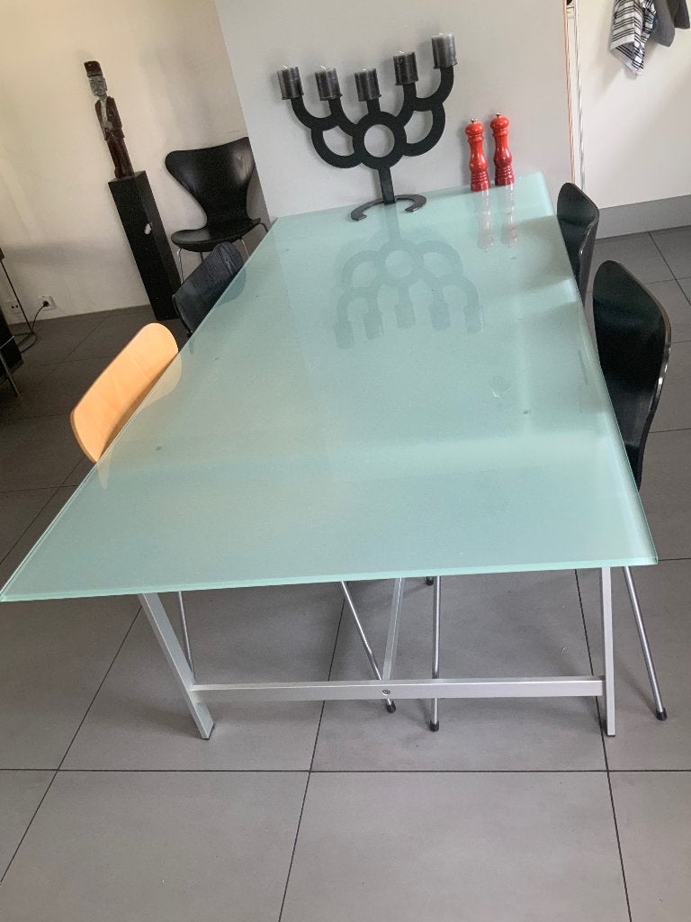 Thonet eettafel, Ophalen, Gebruikt, 150 tot 200 cm, Vijf personen of meer