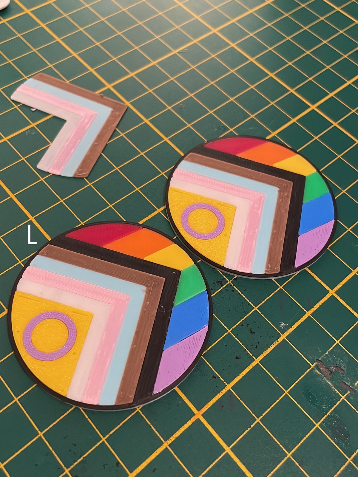 Pride Month LHBTIQIA+ Broche, Overige materialen, 4 tot 7 cm, Overige kleuren, Nieuw