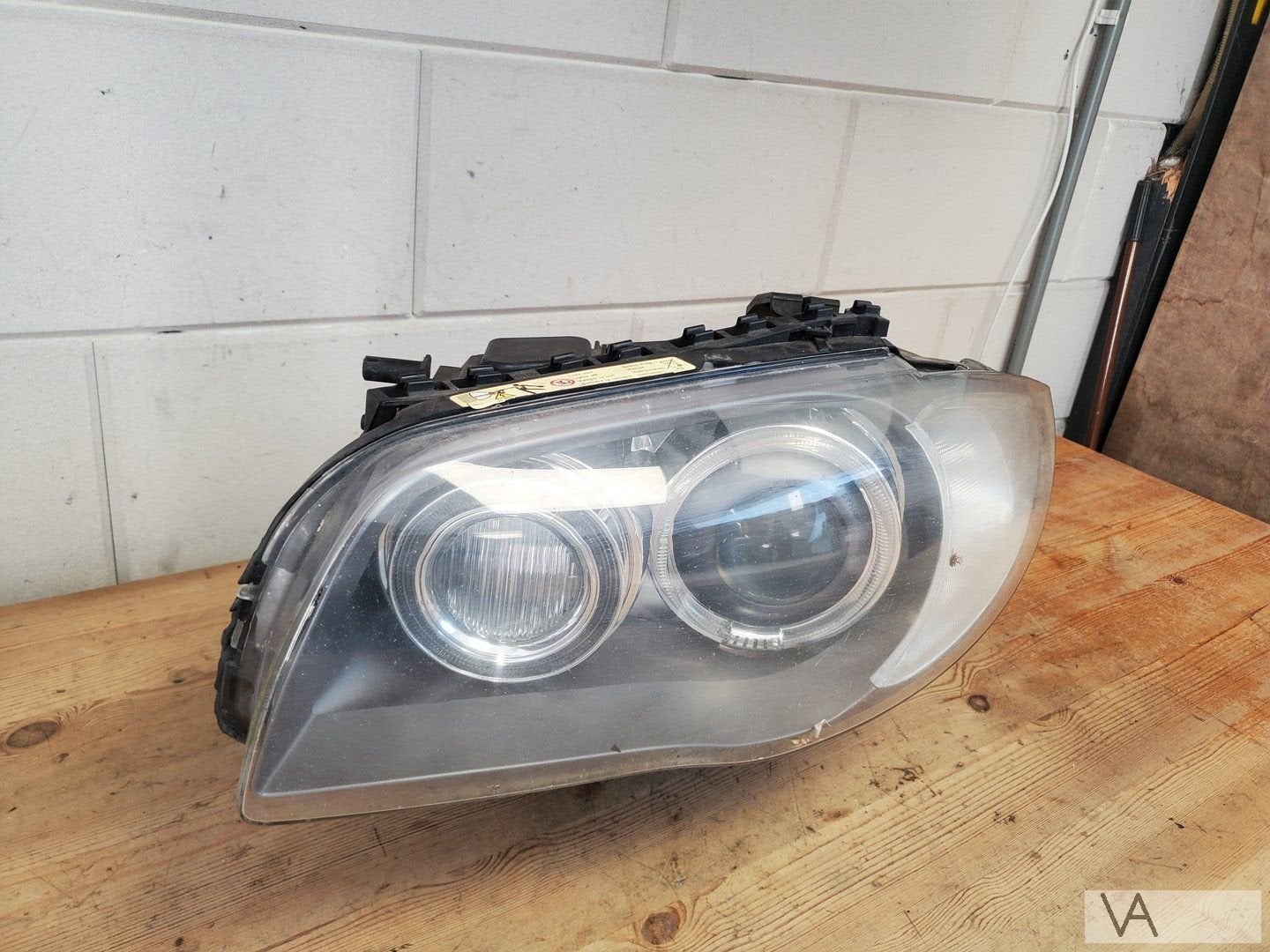 BMW 1 serie E87 koplamp links xenon met bochtlicht 7181281, Auto-onderdelen, Verlichting, Gebruikt, -, -, Ophalen of Verzenden