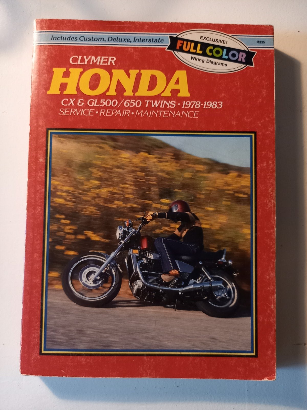 h30 Clymer Honda CX & GL500/650 Twins Service/Repair Manual, Motoren, Ophalen of Verzenden