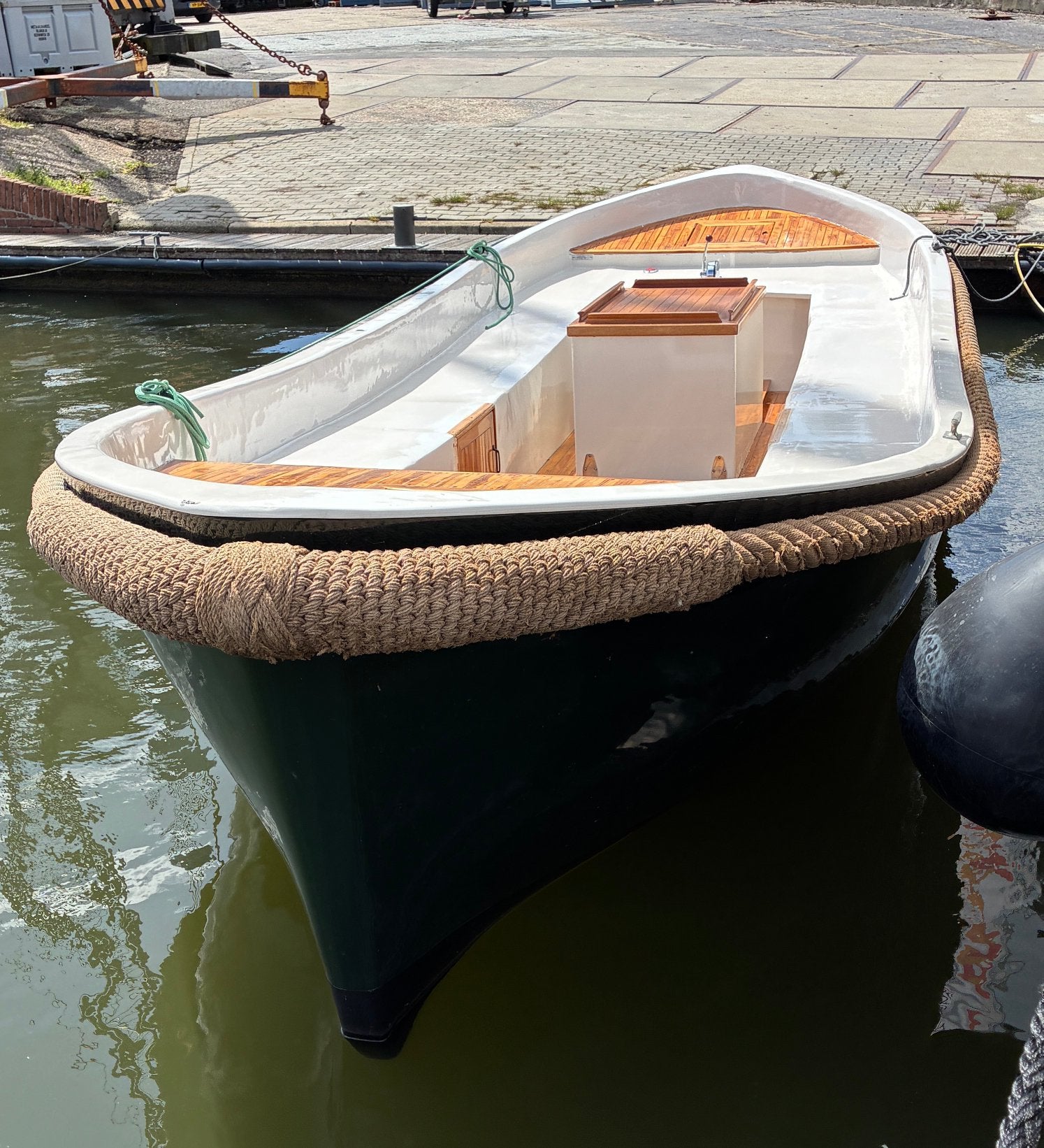 Reddingsloep 8m, Gebruikt, Binnenboordmotor, Diesel, Kabelaring