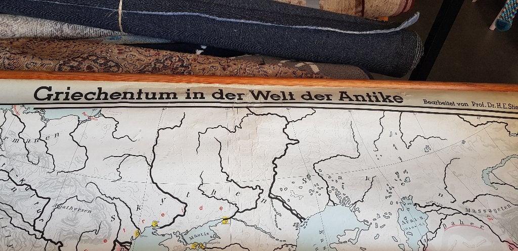 Grote landkaart Griekenland oudheid 190 x 200 Westermann, Europa Overig, Landkaart, 1800 tot 2000, Ophalen