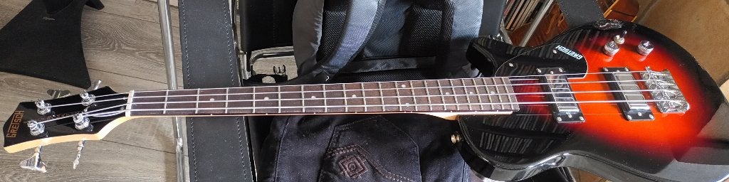 Gretsch Electromatic basgitaar - gerepareerd, Ophalen, Gebruikt, Elektrisch, 6-snarig
