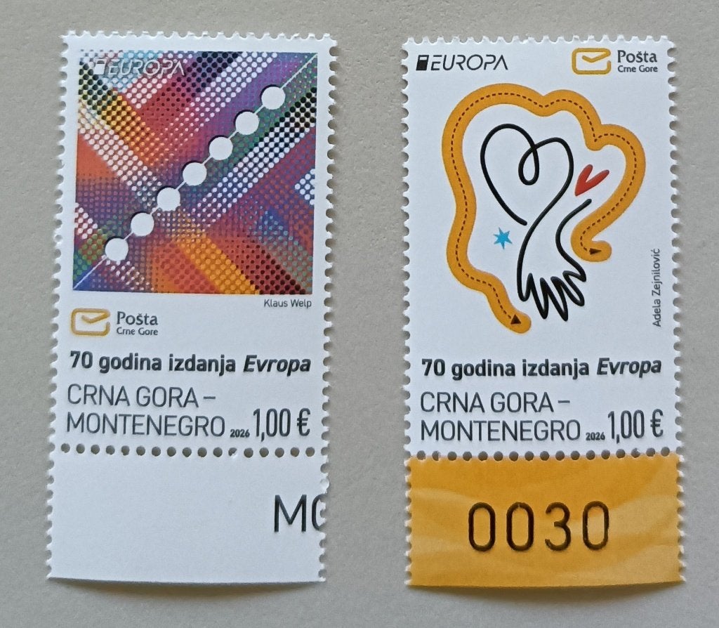 Montenegro 2026 cept stamps, Ophalen of Verzenden, Overige landen, Postfris