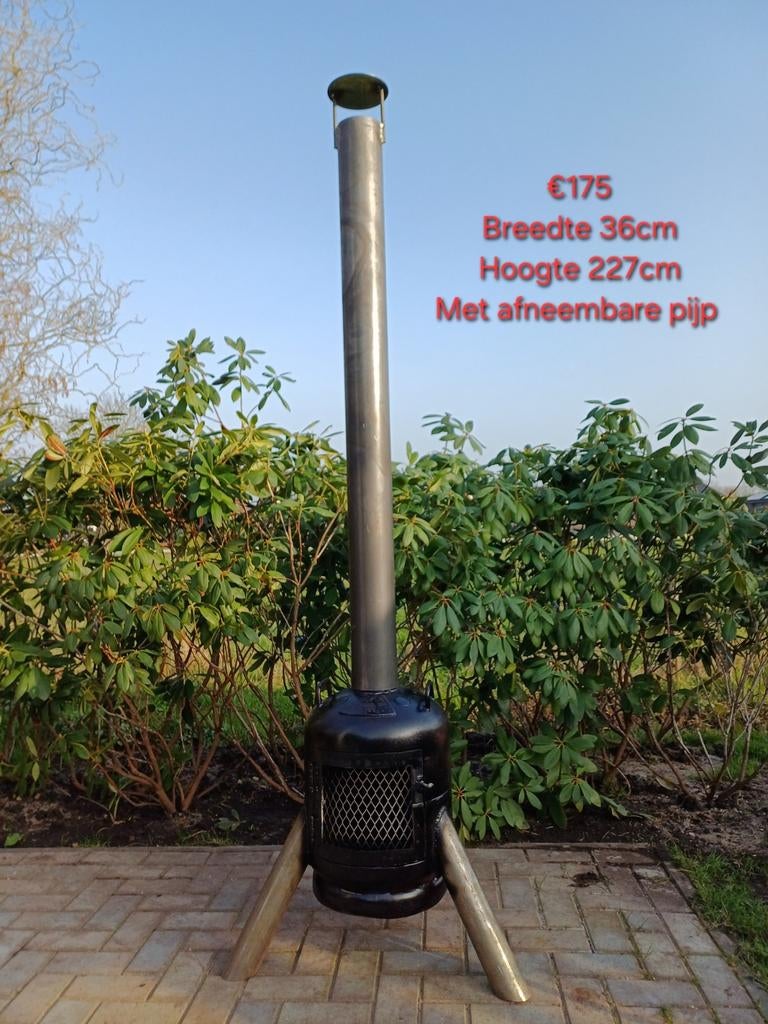 Terraskachel Buitenhaard Terrashaard Buitenkachel Houtkachel, Tuin en Terras, Tuinhaarden, Ophalen of Verzenden, Nieuw