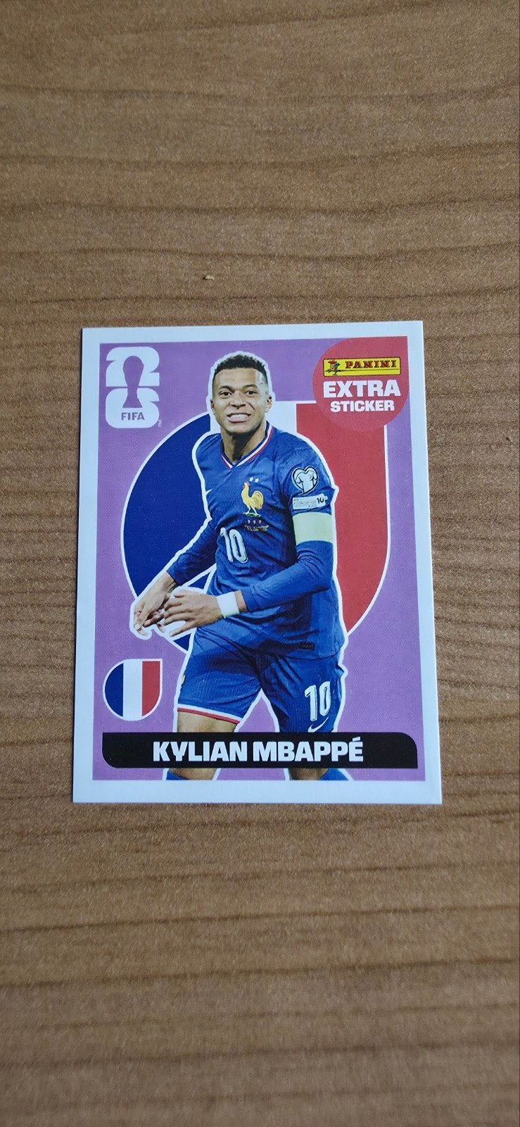 Mbappe Panini Extra Sticker, Ophalen of Verzenden, Zo goed als nieuw, Sticker