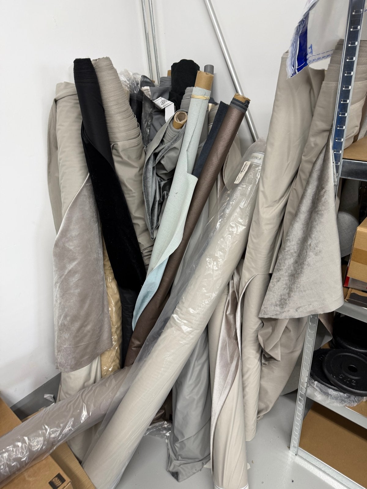 Diverse luxe stoffen - Grote collectie 2€ per meter, 120 cm of meer, Beige, Ophalen of Verzenden, Katoen