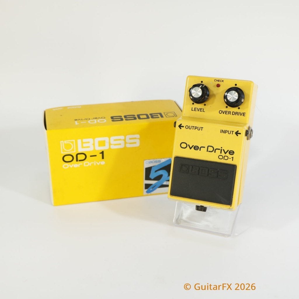 Boss OD-1 Overdrive (s/n 921969, Vintage JRC4558D Chip, Made, Muziek en Instrumenten, Effecten, Gebruikt, -, -, Ophalen of Verzenden