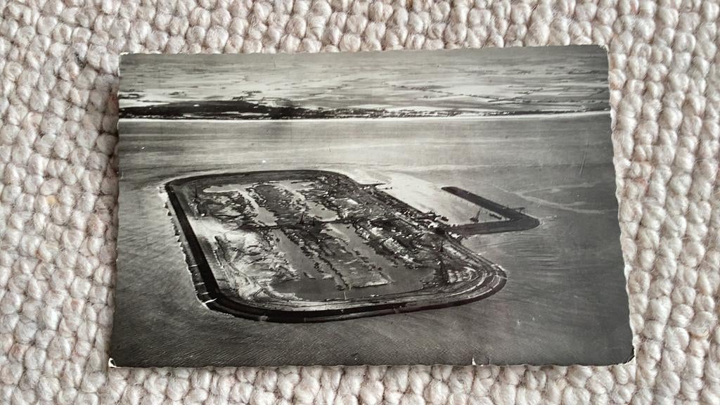 Ansichtkaart Haringvliet Bouwput Deltawerken 963, Ophalen of Verzenden, 1940 tot 1960, Gelopen, Zeeland