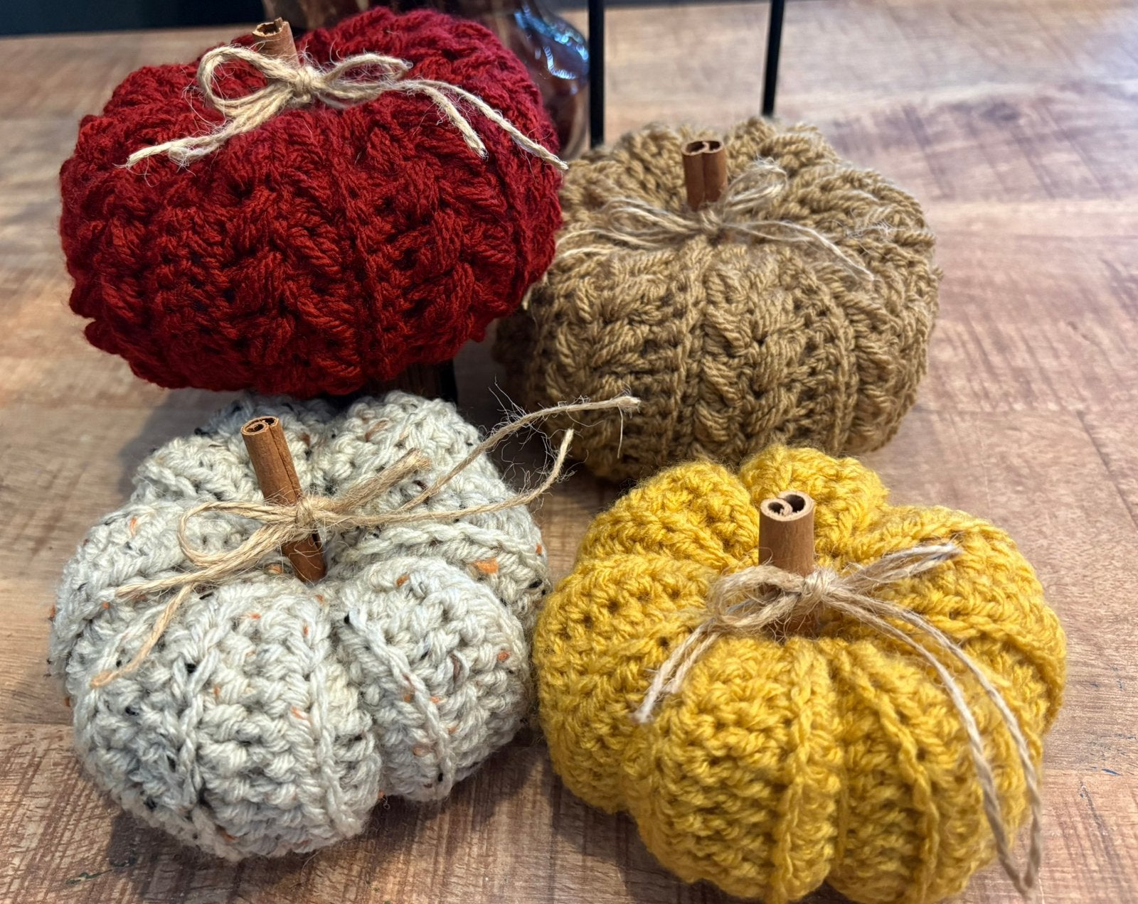 Gehaakte pompoenen, Hobby en Vrije tijd, Ophalen of Verzenden, Nieuw, Haken, Overige typen