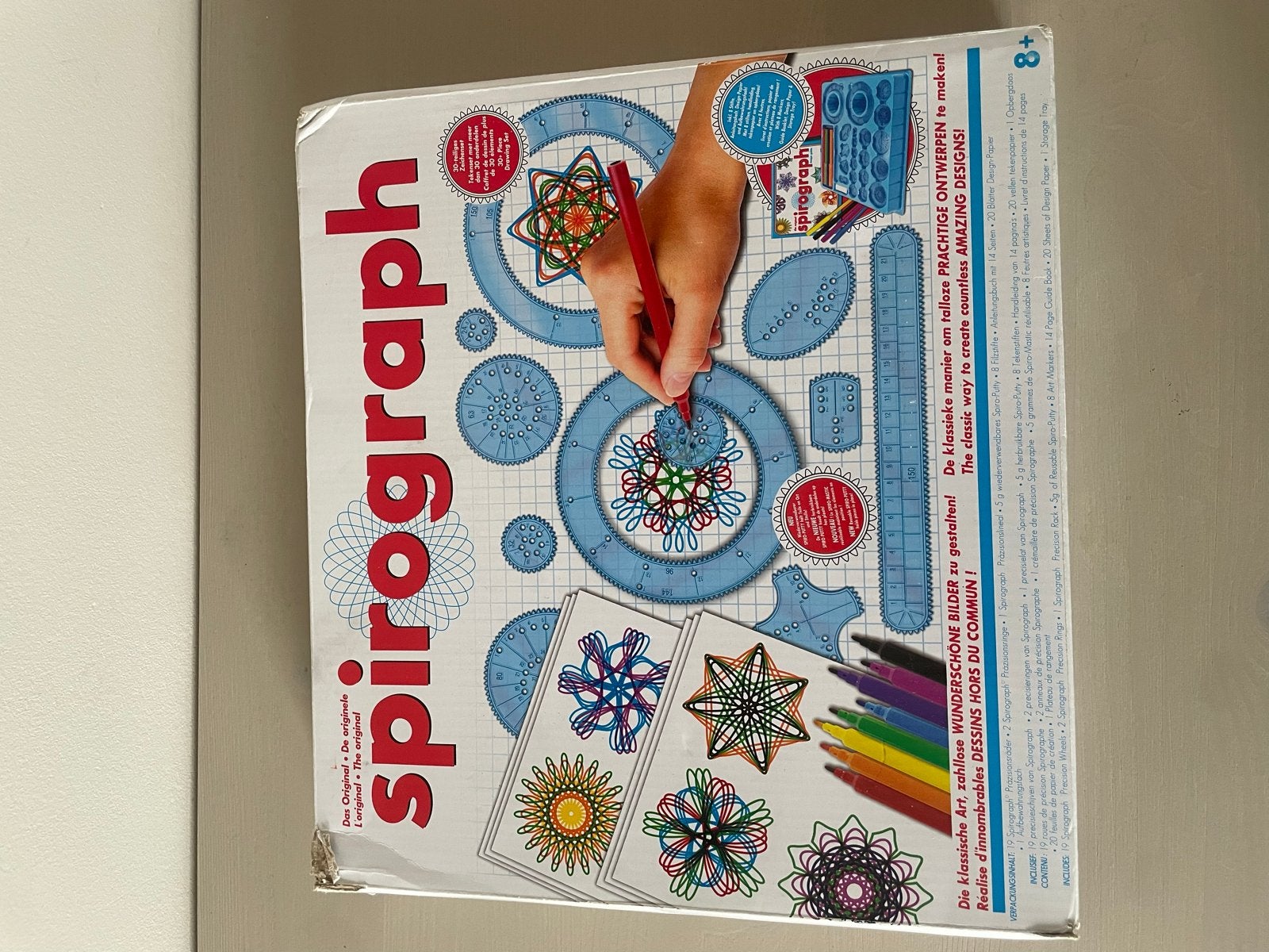 Spirograph Tekenset - Creatief Knutselen voor Kinderen, Ophalen of Verzenden, Zo goed als nieuw, Knutselen