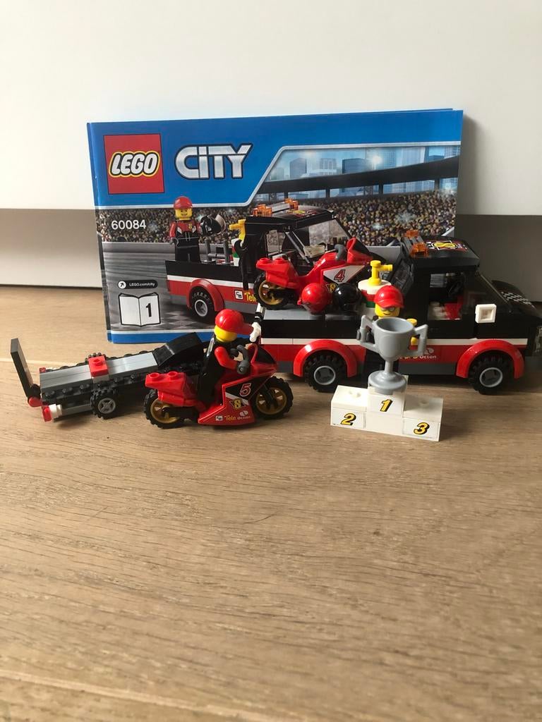 Lego City 60084 Race Truck met Motoren en Podium, Ophalen of Verzenden, Gebruikt, Complete set, Lego