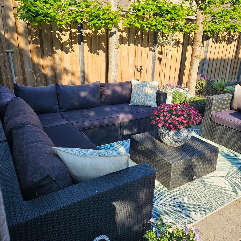 Wicker loungeset, Ophalen, Gebruikt, Overige materialen, Stoel