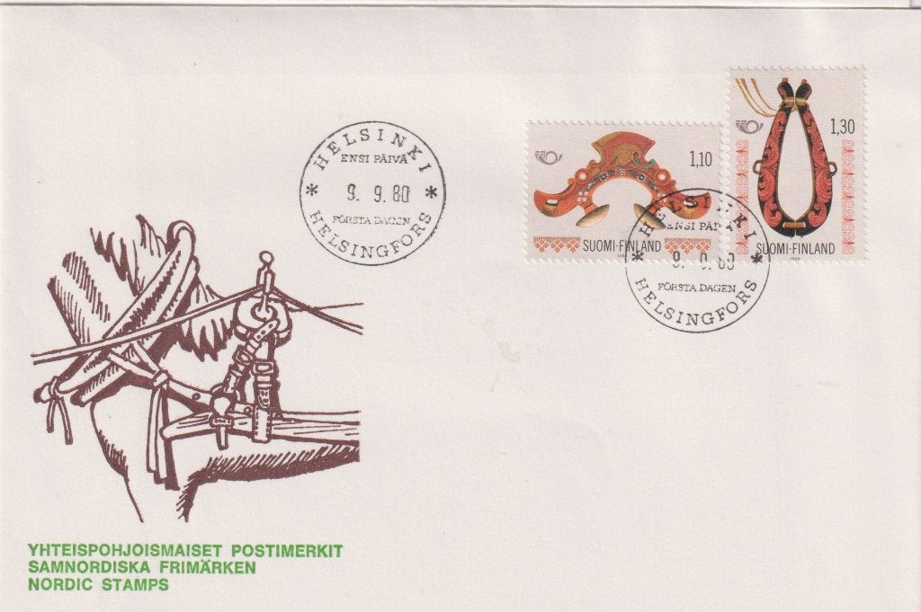 Finland 1980 Paarden hoofdstellen S118, Verzenden, Onbeschreven, Europa