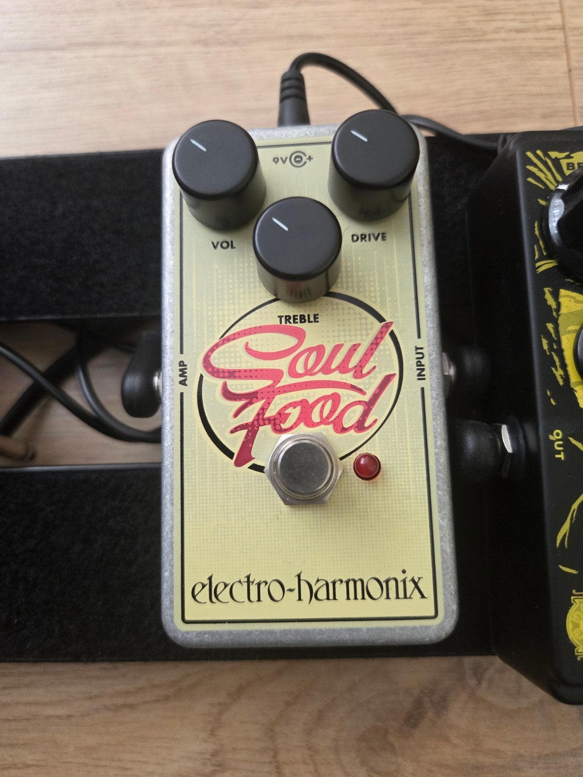 Electro-Harmonix Soul Food Overdrive/Boost Pedaal, Ophalen, Zo goed als nieuw, Distortion, Overdrive of Fuzz