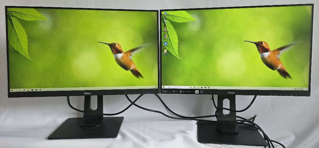 Perfecte Staat 2x IIyama XUB2492HSU Led LCD’s samen 48 Inch, Ingebouwde speakers, DisplayPort, 101 t/m 150 Hz, Ophalen of Verzenden