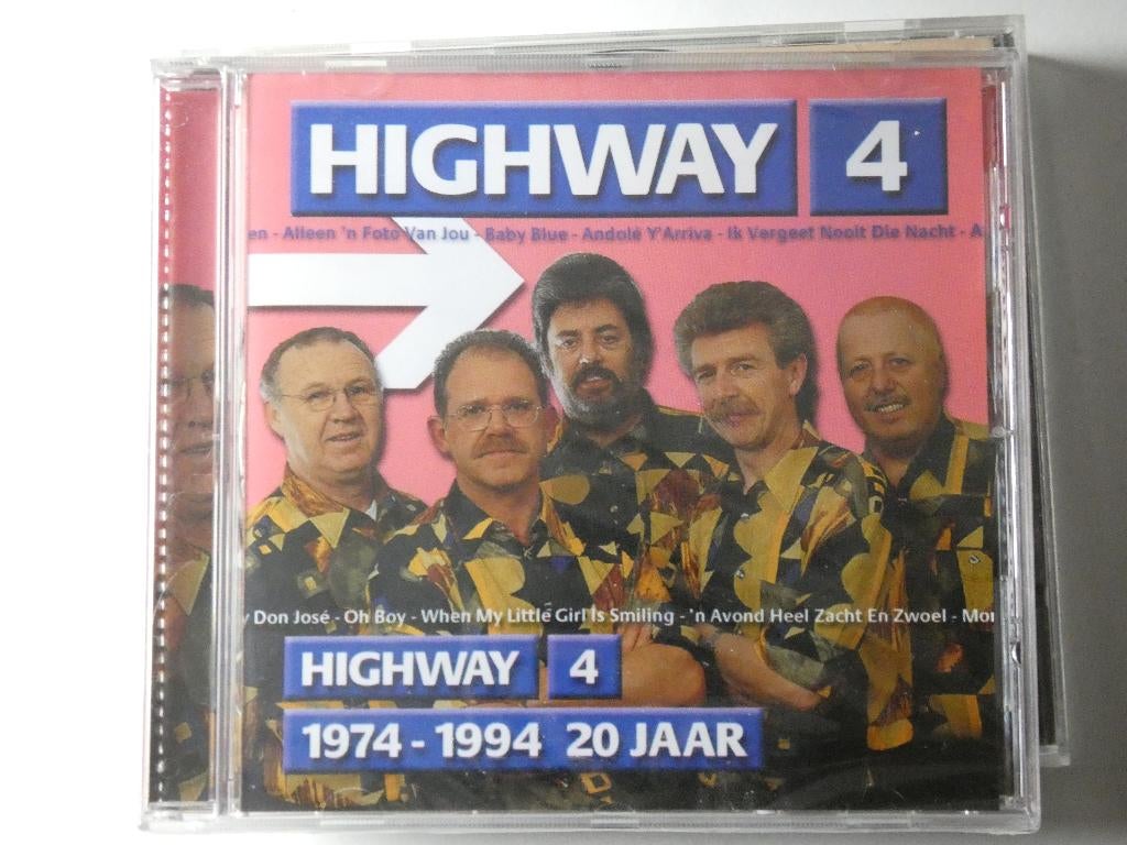 Highway 4 - 1974-1994 20 Jaar nieuw, Cd's en Dvd's, Cd's | Nederlandstalig, Verzenden, Gebruikt, Levenslied of Smartlap