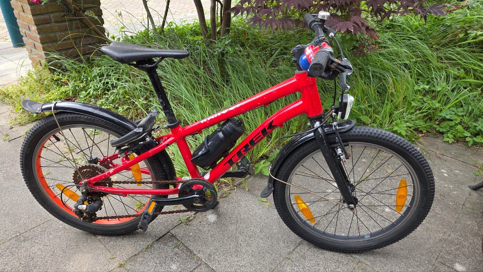 Trekbike voor ongeveer 4 tot 7 jarigen, Fietsen en Brommers, Ophalen, Gebruikt, Minder dan 16 inch, Trek