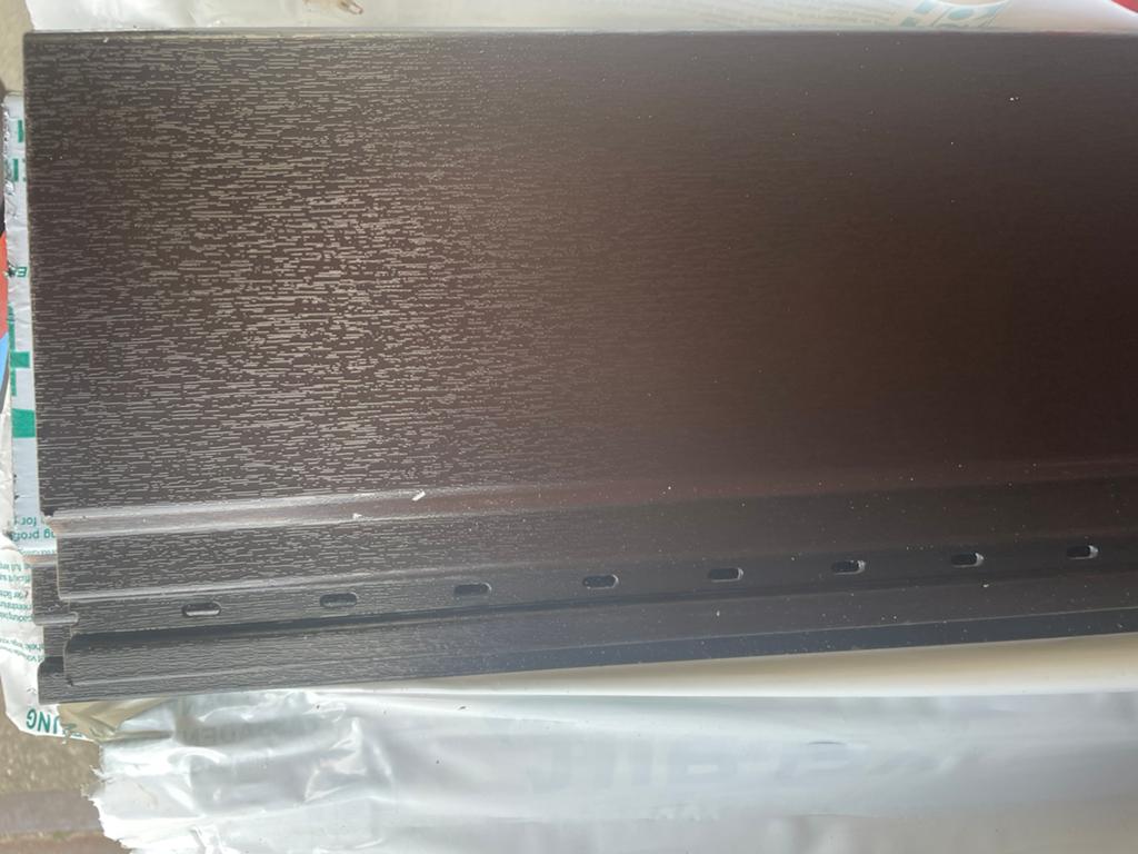 10 keralit planken donker bruin, Doe-het-zelf en Verbouw, Hout en Planken, Minder dan 25 mm, Nieuw, Ophalen of Verzenden, Plank