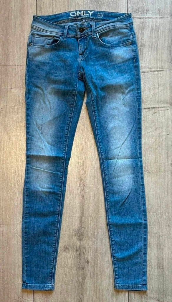 Only skinny jeans - Maat: 28/32, Only, Blauw, Ophalen of Verzenden, Zo goed als nieuw