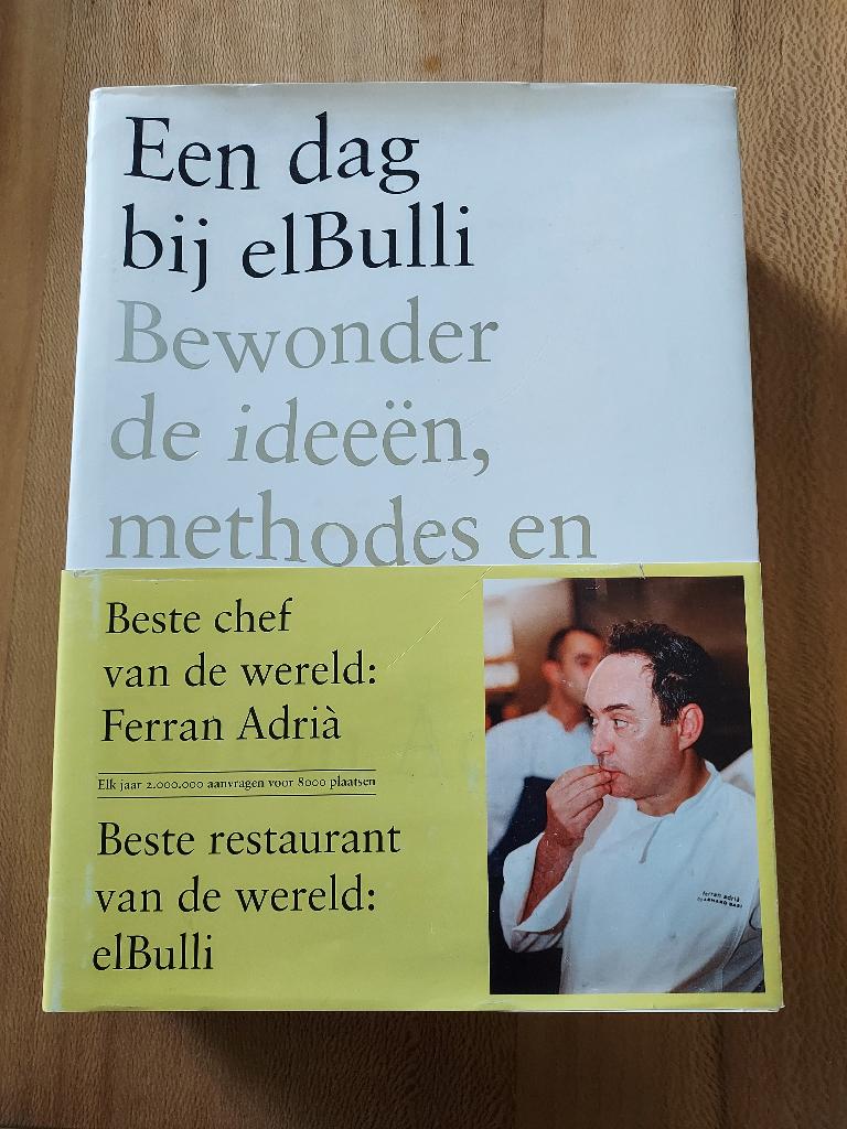 Een dag bij ElBulli, Boeken, Kookboeken, Gelezen, Overige typen, Ophalen of Verzenden, Diverse Auteurs