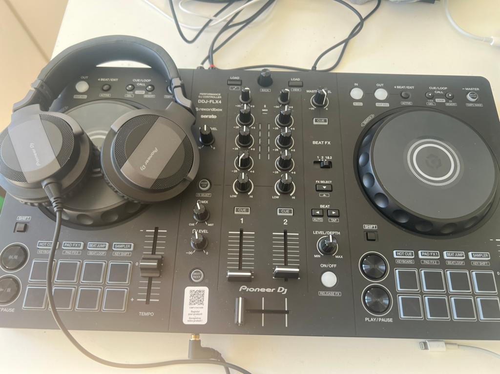 Complete pioneer flx 4 set met koptelefoon en speakers, Ophalen, Zo goed als nieuw, Pioneer