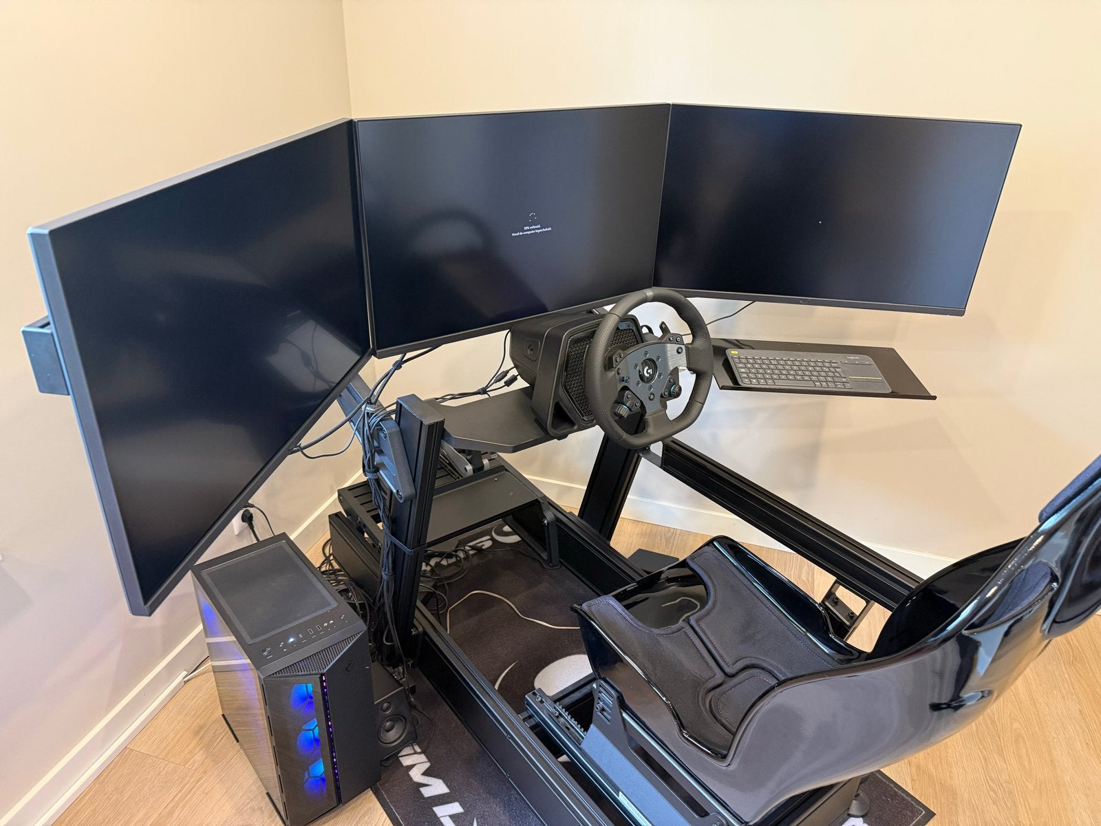 Complete Race Sim Setup: MSI RTX 4090 PC & Sim-Lab P1X Pro, Ophalen, Online, 1 speler, Racen en Vliegen