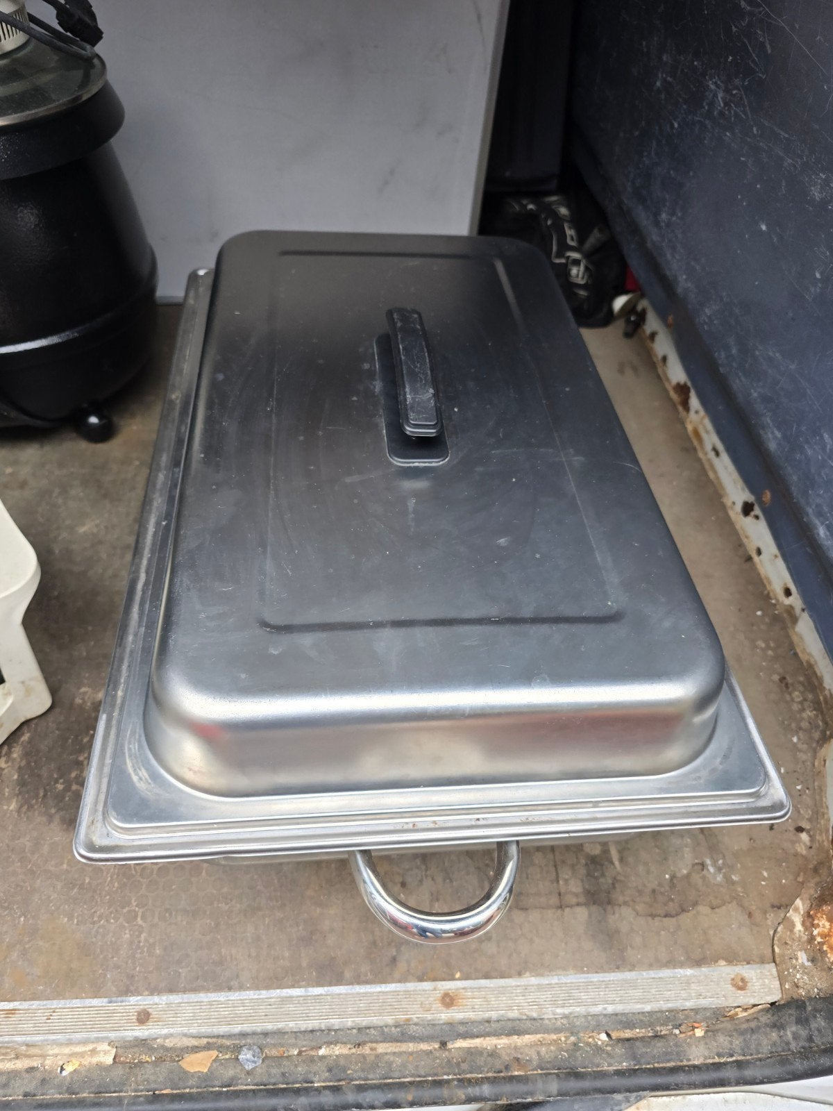 Roestvrijstalen Chafing Dish / Warmhoudbak, Huis en Inrichting, Ophalen, Zilver, Metaal, Overige typen