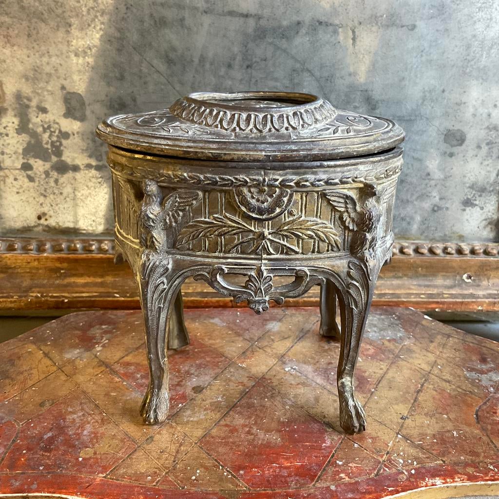 Empire sieradenkistje/ juwelenkistje *tres jolie Duiven*, Antiek en Kunst, Verzenden