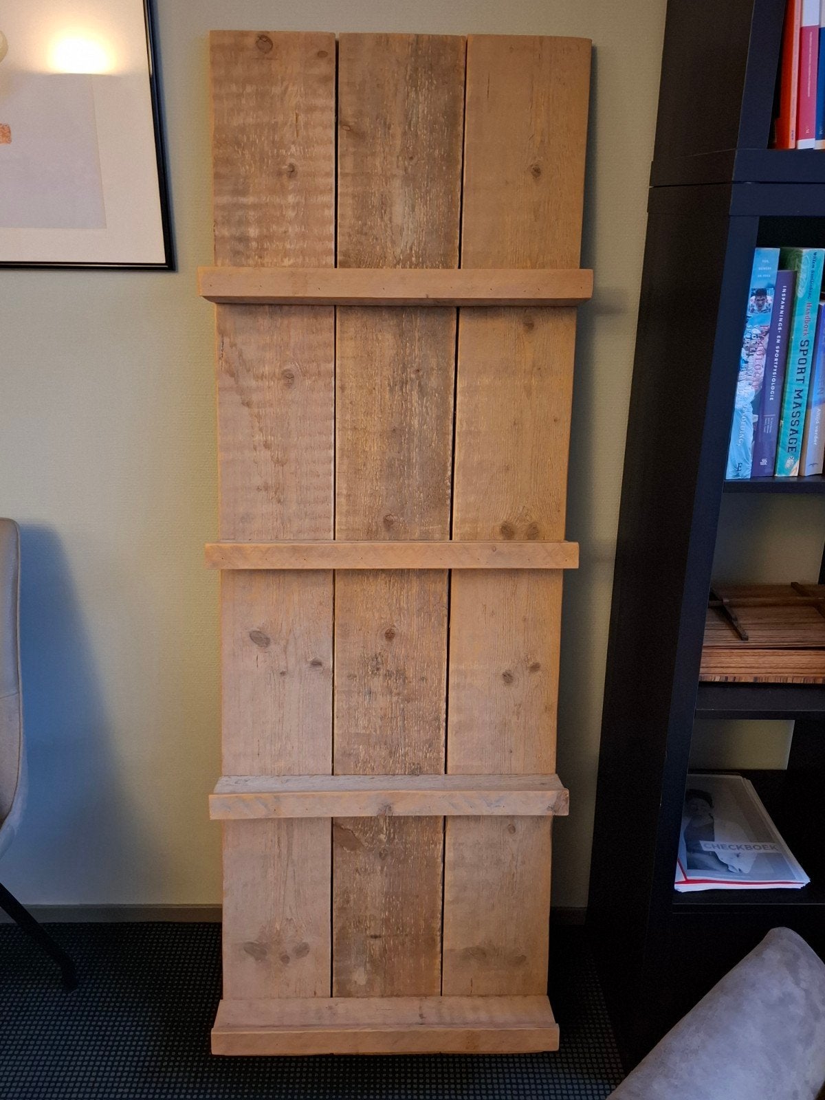 Tijdschriftenrek / folderrek van steigerhout, Ophalen, 50 tot 75 cm, 50 tot 100 cm, Minder dan 100 cm