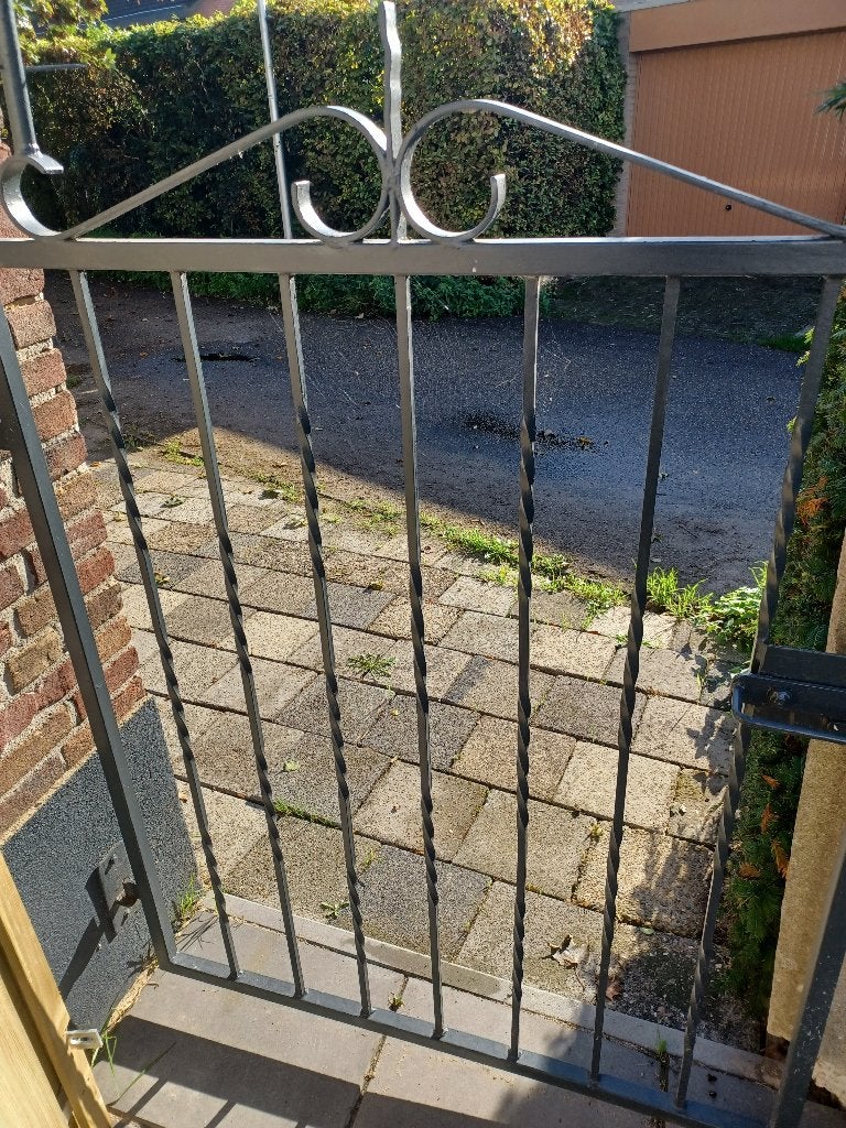 Stalen hekwerk/poort, Doe-het-zelf en Verbouw, Ophalen, Gebruikt, IJzer