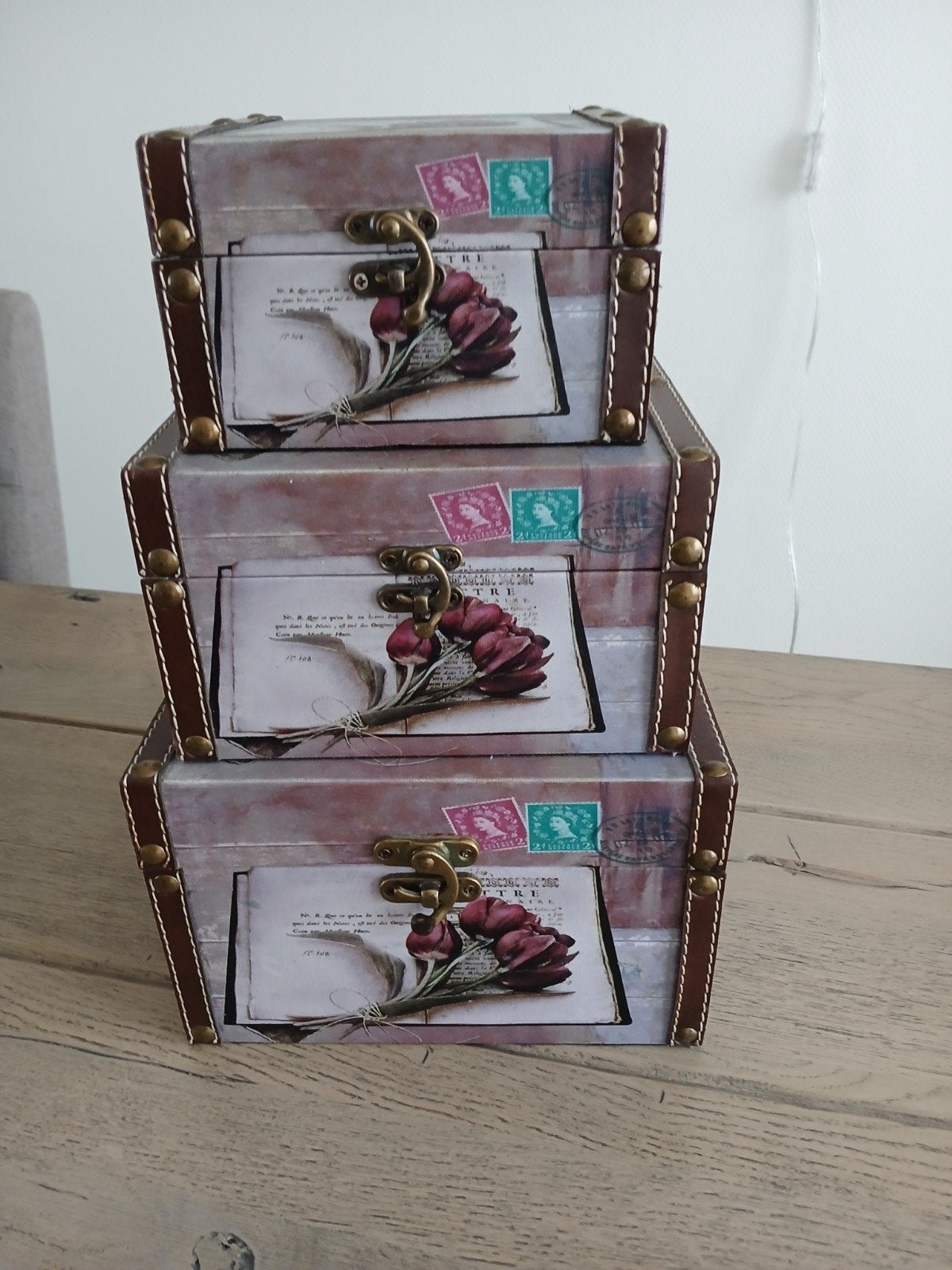 vintage opbergkistjes, Ophalen of Verzenden