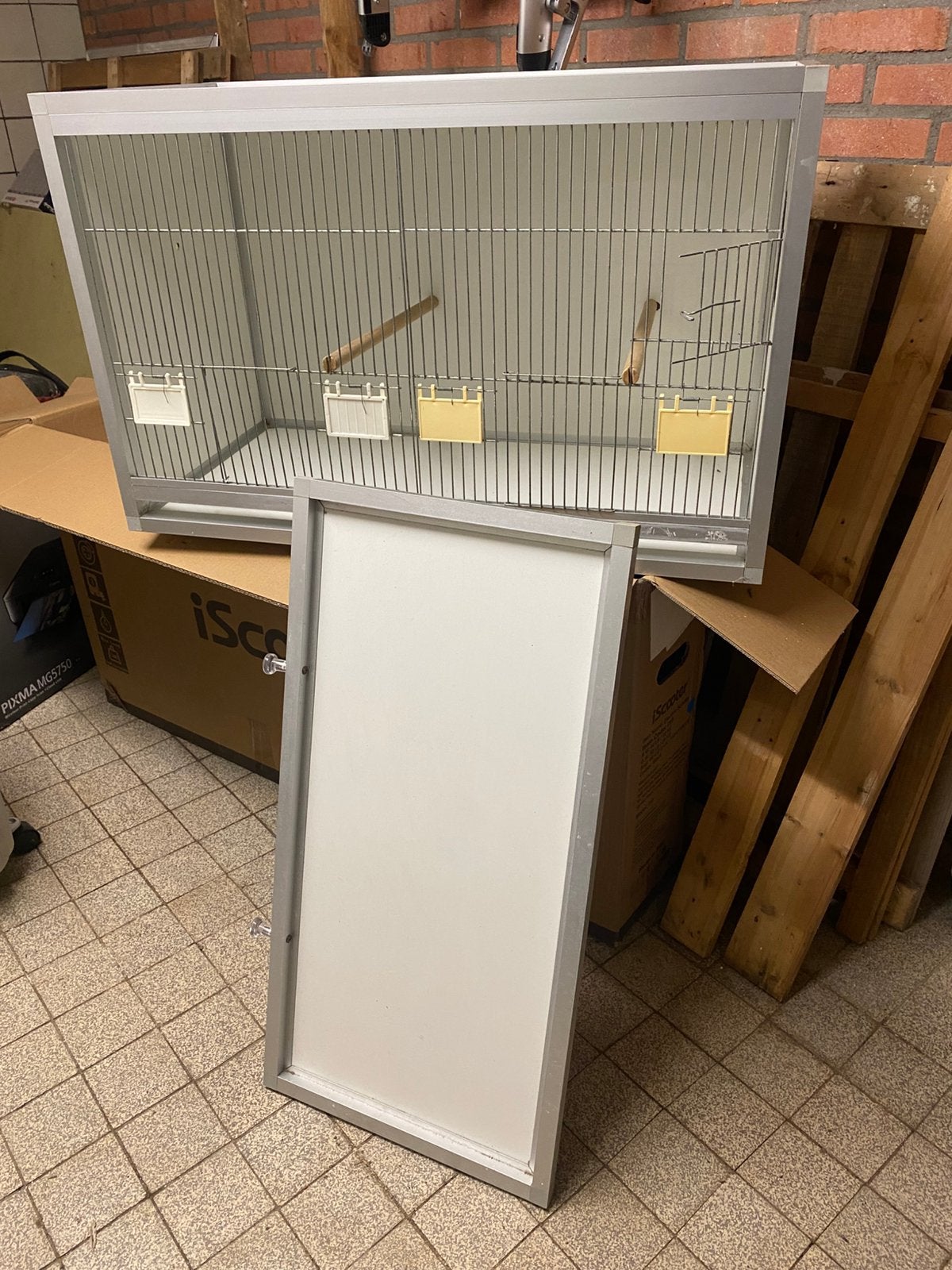 Aluminium broedkooi of kweekkooi, Ophalen, Zo goed als nieuw, Aluminium, Broedkooi of Kweekkooi