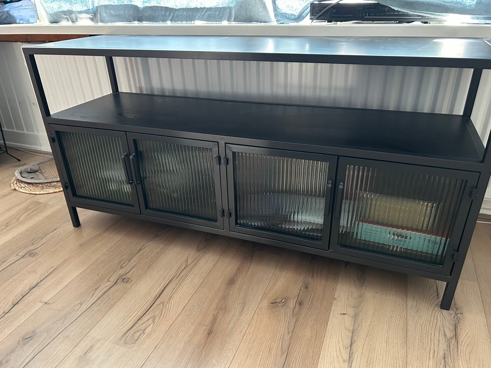 TV meubel, Ophalen, Gebruikt, 100 tot 150 cm, Minder dan 100 cm