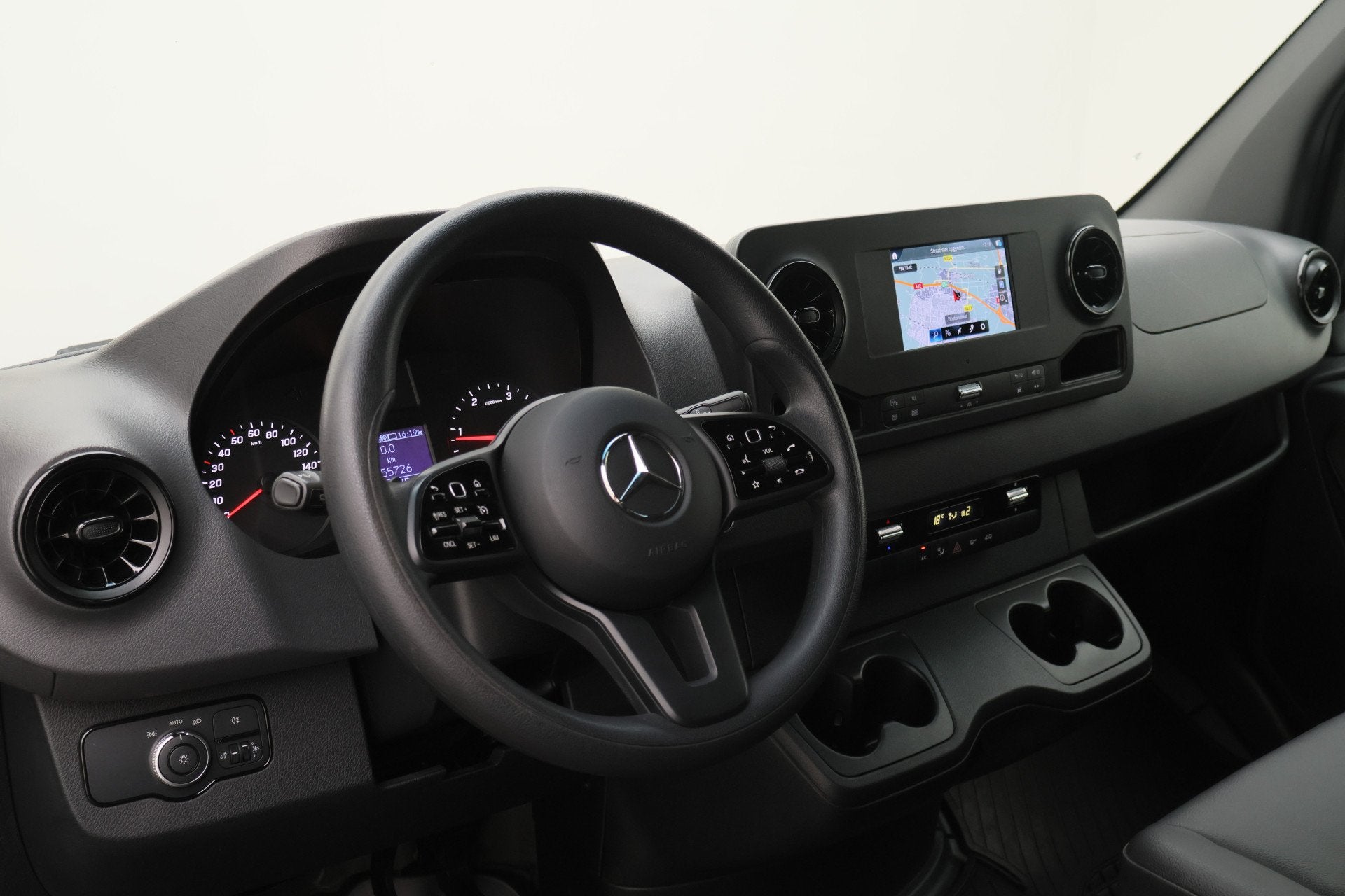 Mercedes-Benz Sprinter 315 CDI Automaat L1H1 Camera, Leer, A, Auto's, Bestelauto's, Achterwielaandrijving, Gebruikt, Zwart, 4 cilinders