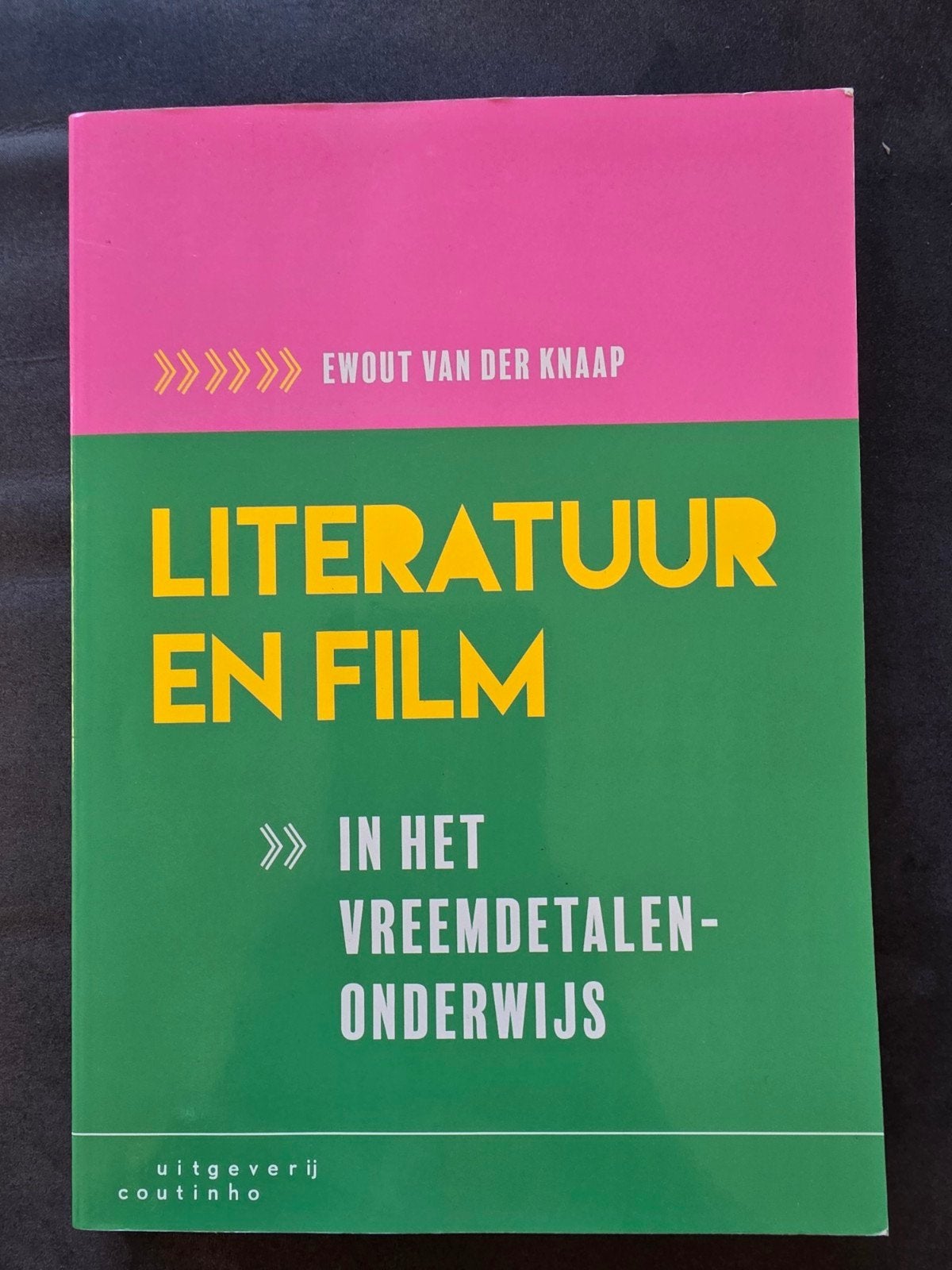 Literatuur en Film in het Vreemdetalenonderwijs, Ophalen of Verzenden, Zo goed als nieuw, Ewout van der Knaap