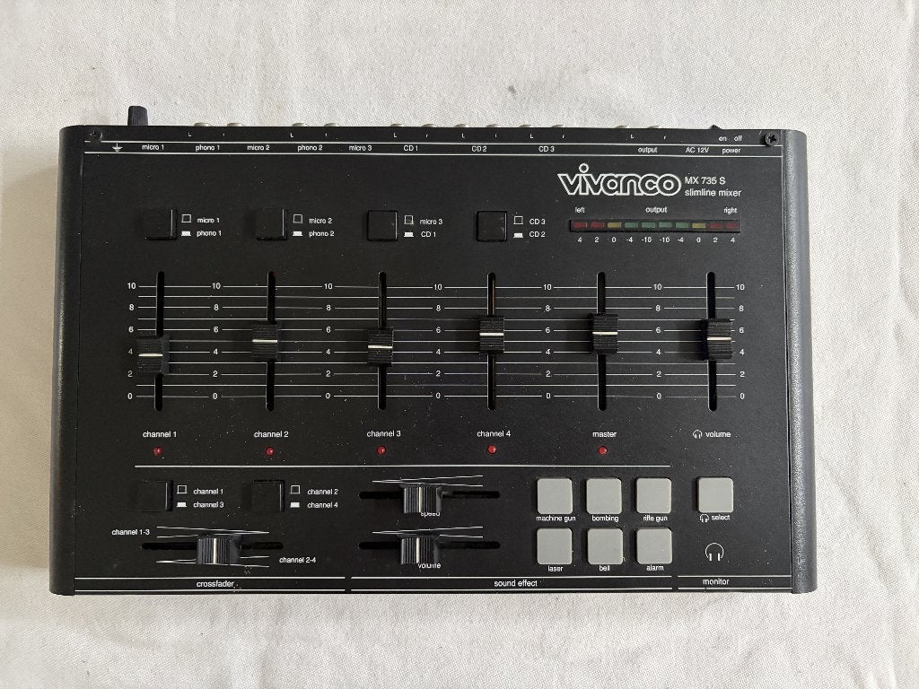 Vivanco MX735S mixer, Muziek en Instrumenten, Dj-sets en Draaitafels, Ophalen of Verzenden, Gebruikt, Overige merken