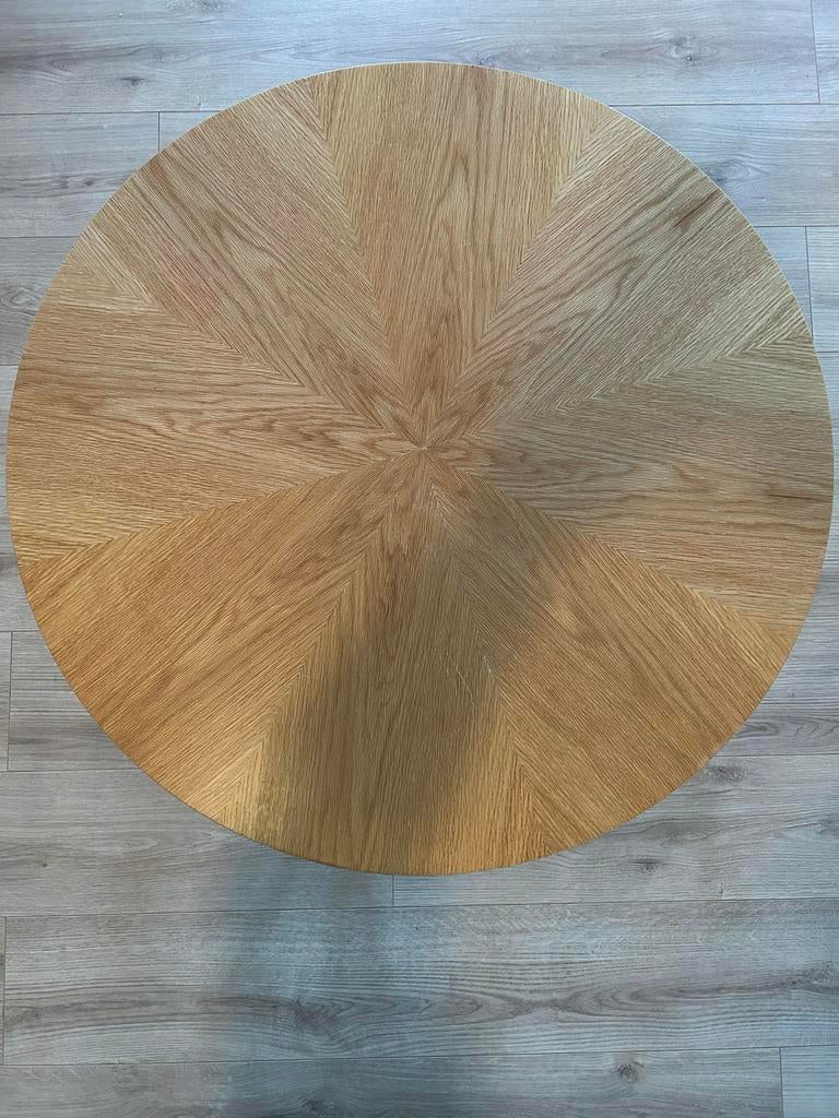 Fonq Finn Salontafel - Rond Hout - 80 cm Diameter, Huis en Inrichting, Tafels | Salontafels, Ophalen, Gebruikt, Rond, 50 tot 100 cm