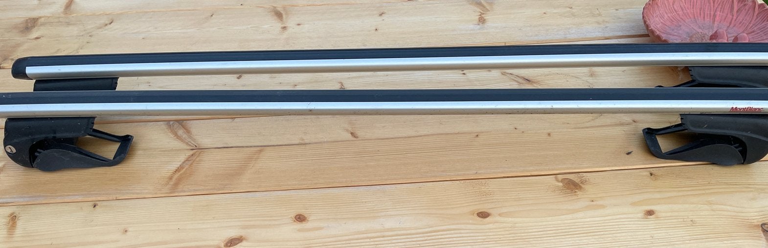 MontBlanc dakdragers - Gebruikt, Auto diversen, Dakdragers, Ophalen, Gebruikt