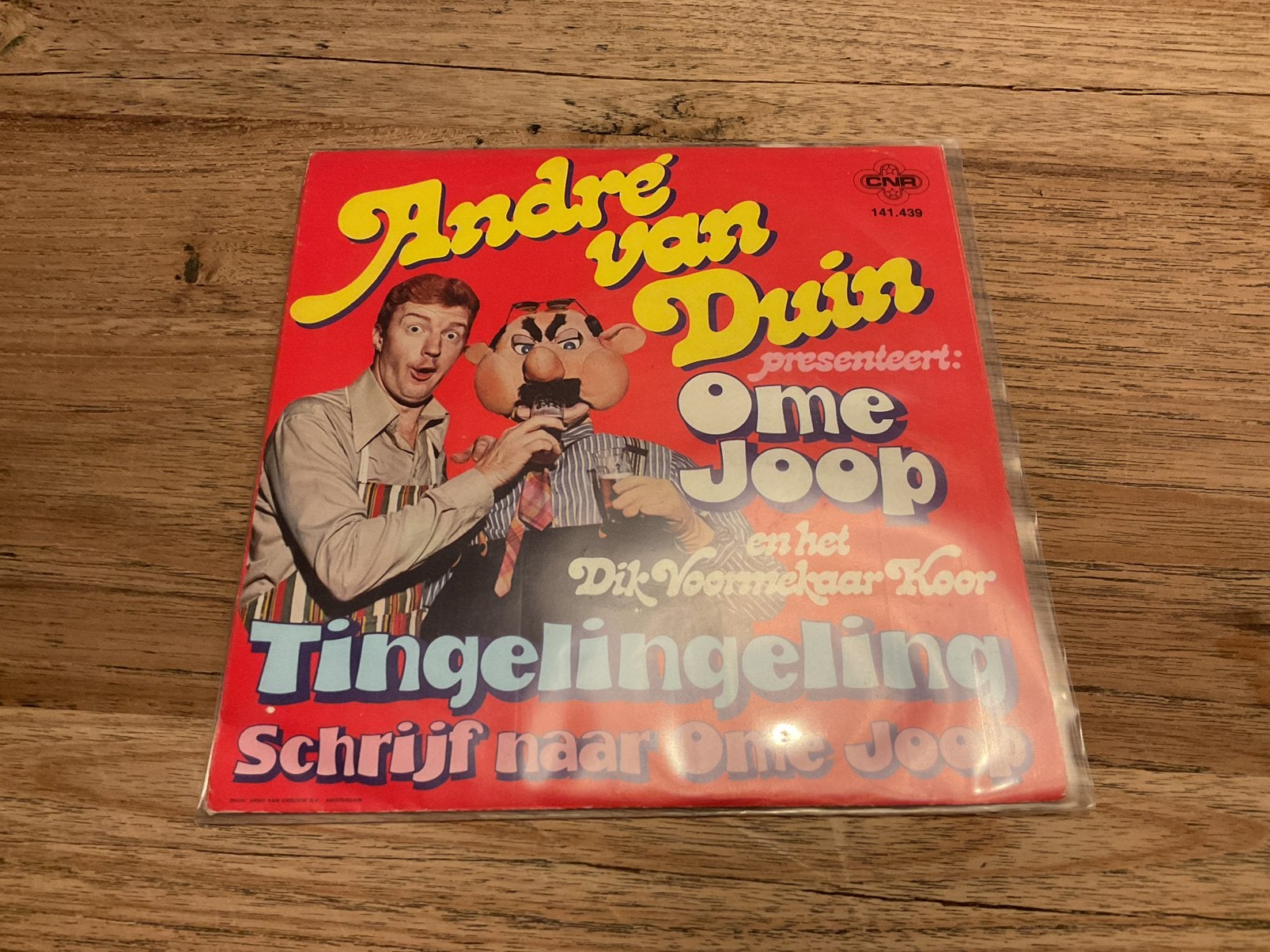Andre van  en Ome Joop, Tingelingeling, Ophalen of Verzenden, 7 inch, Pop