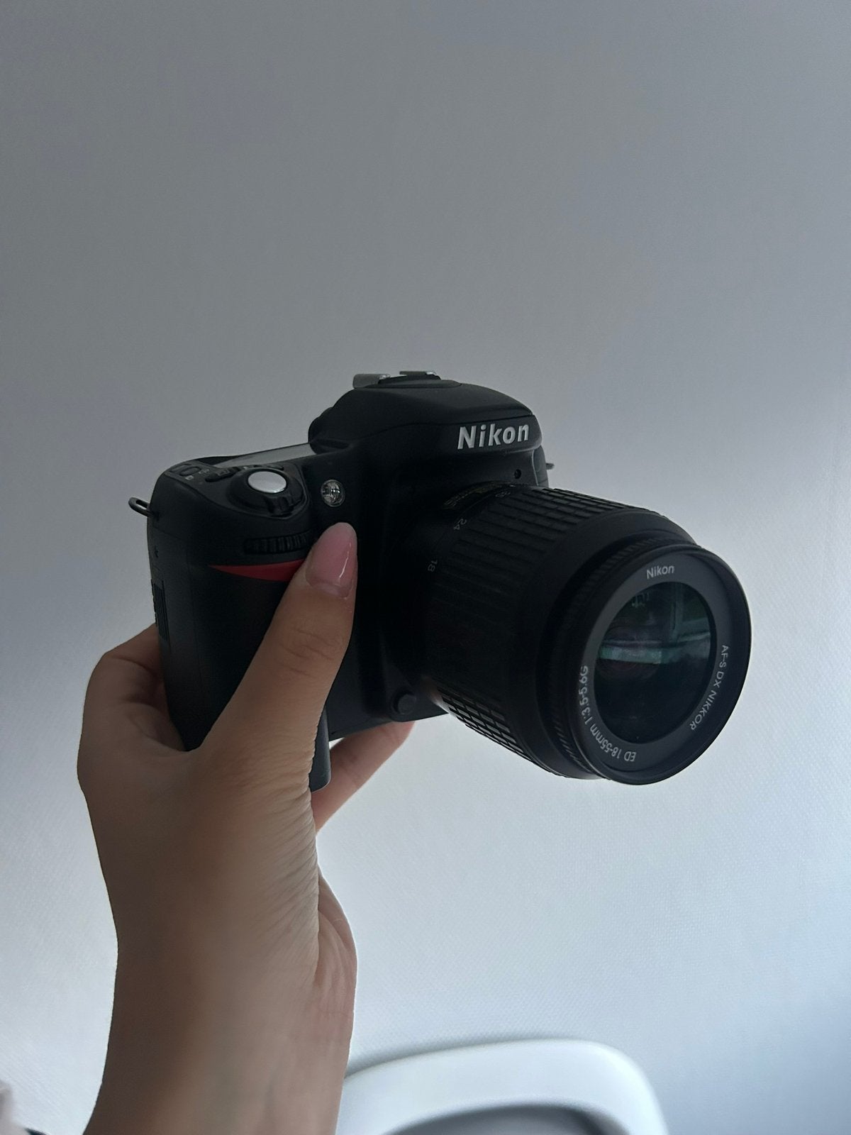 Nikon D80 + 18-55mm lens — defect, Ophalen of Verzenden, Zo goed als nieuw, Nikon, Geen optische zoom
