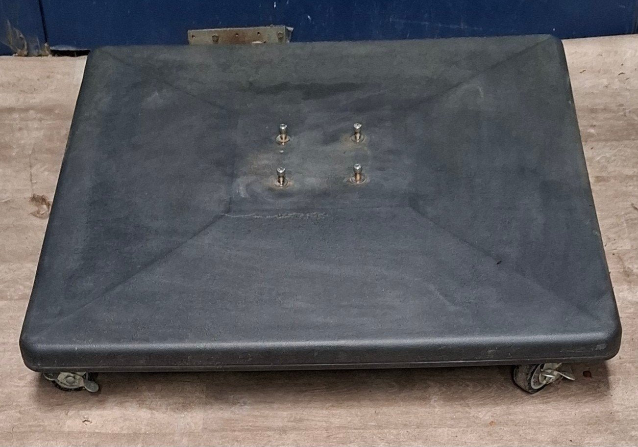Zware kwaliteit parasolvoet op wielen / 72 kg, Ophalen, Minder dan 1 meter, Parasolvoet