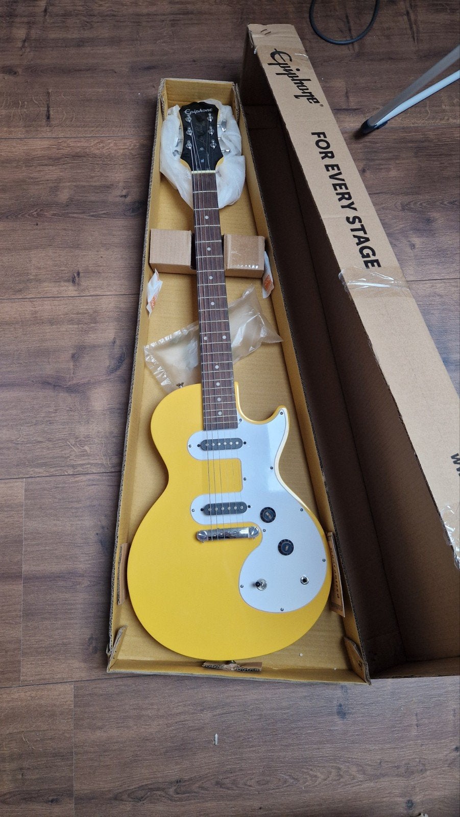 Epiphone Les Paul SL - Sunset yellow, Muziek en Instrumenten, Ophalen, Zo goed als nieuw, Solid body, Epiphone