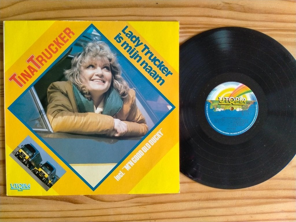 LP  -  Tina Trucker   -   Lady Trucker Is mijn Naam   - 1983, LP, Ophalen of Verzenden, Zo goed als nieuw, 12 inch