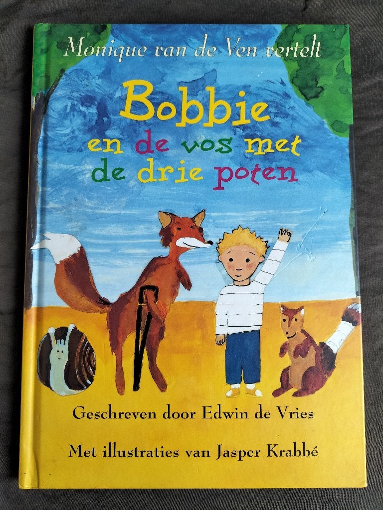 Edwin de Vries - Bobbie en de vos met de drie poten, Fictie algemeen, Jongen of Meisje, Ophalen of Verzenden, Zo goed als nieuw