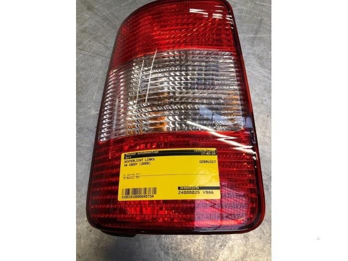 Achterlicht links van een Volkswagen Caddy, Gebruikt, -, Volkswagen, -